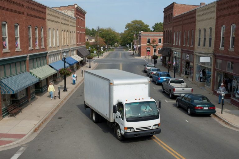 delivery truck pedestrian collision
