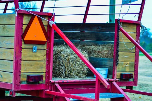 hay ride trailer