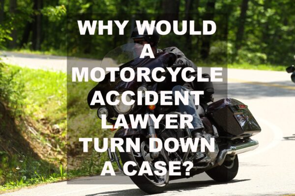 Attorney Chris Lewis on Motorcyle