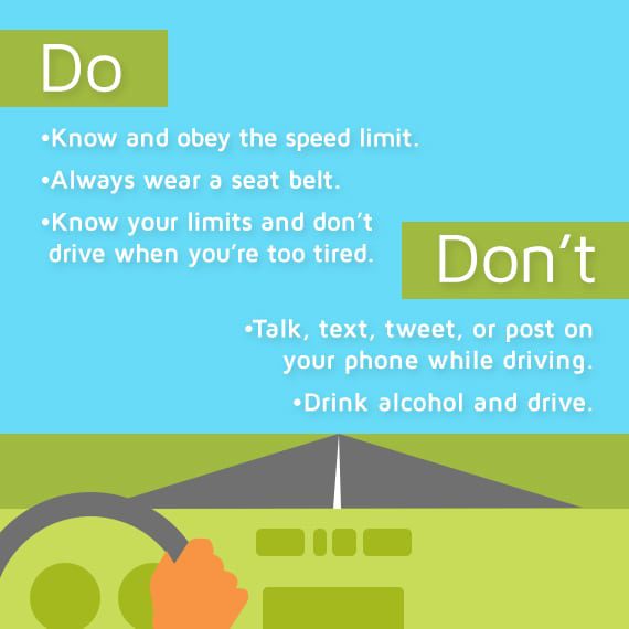 Do and Don't of driving