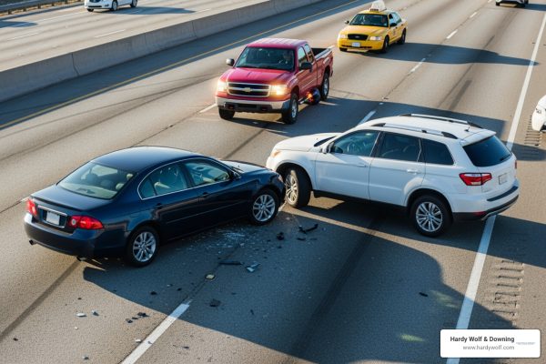 Aggressive driving accident