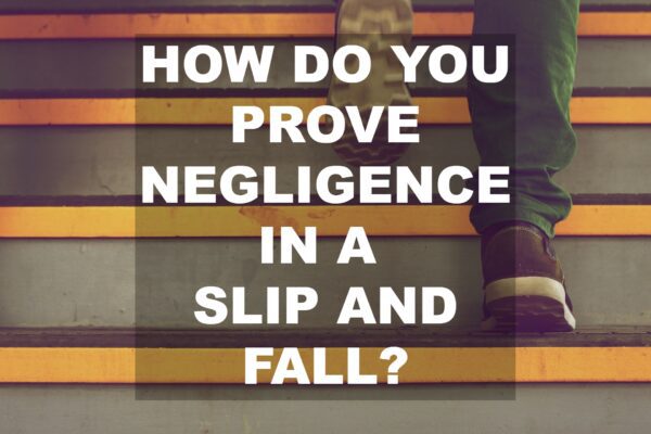 Negligence in slip and fall
